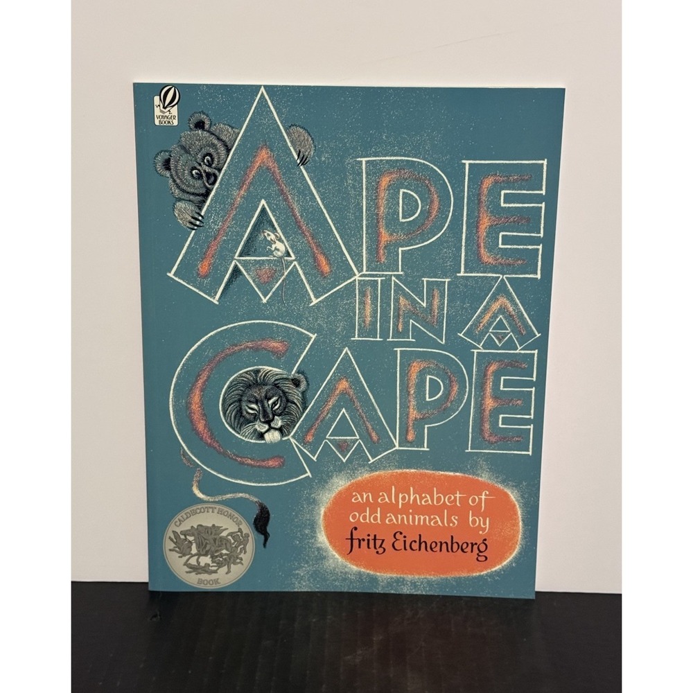 Ape in a Cape: An Alphabet of Odd Animals by Fritz Eichenberg (1952, Softcover)
